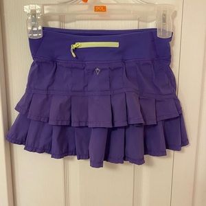 Ivivva Purple set the pace skirt size 12